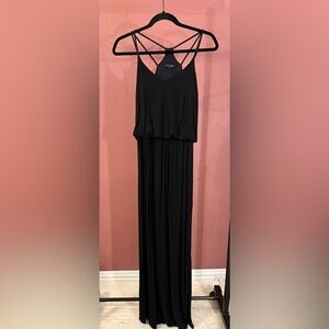 Black Maxi Dress | papermoon | small